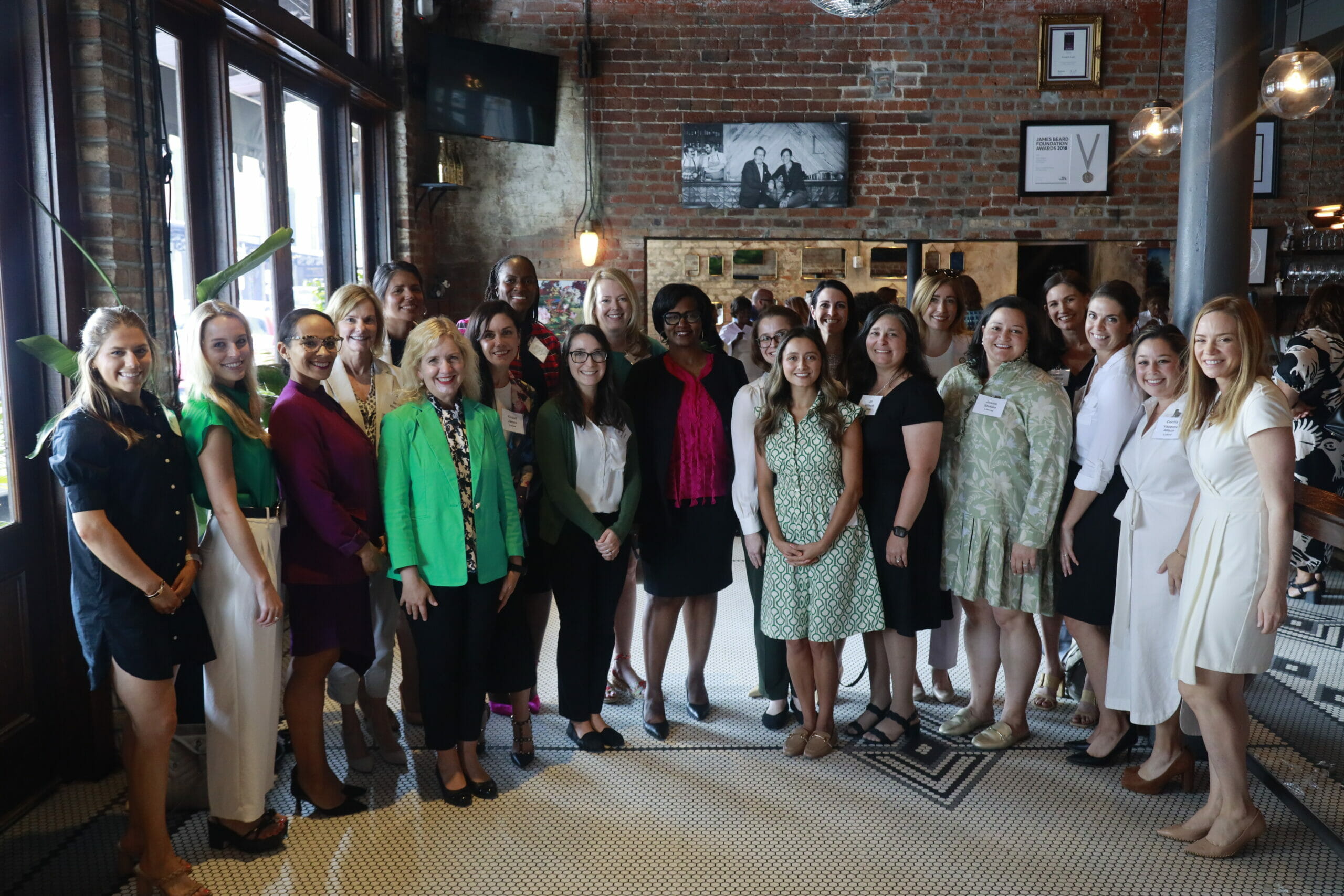 Liskow partnered with Hancock Whitney to host a luncheon at Compère Lapin for Women's Equality Day.